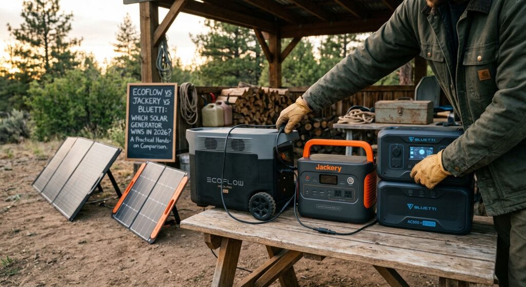 EcoFlow vs Jackery vs Bluetti: Which Solar Generator Wins in 2026?
