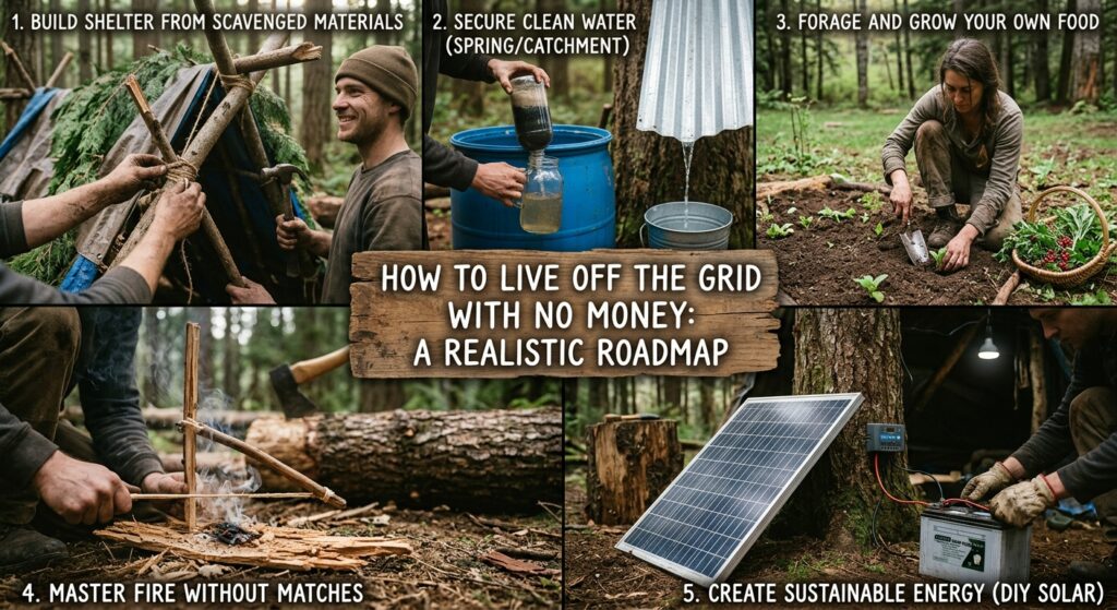 How to Live Off the Grid With No Money: A Realistic Roadmap