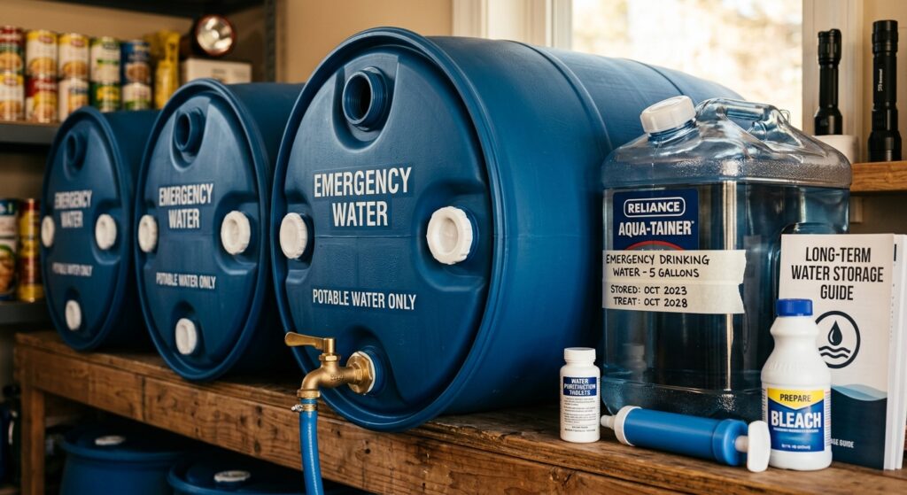 How to Store Water for Long-Term Emergencies: The Complete Guide — guide