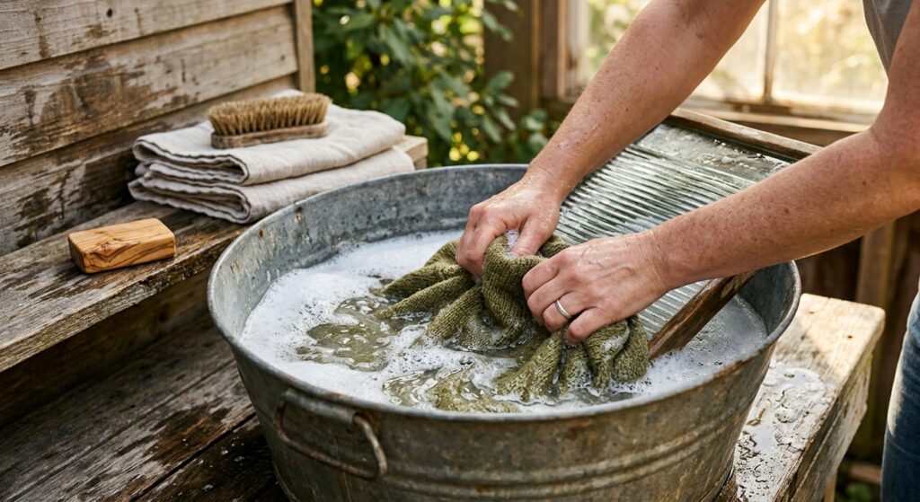 How to Wash Clothes Without Electricity: The Complete Off-Grid Laundry Guide — guide