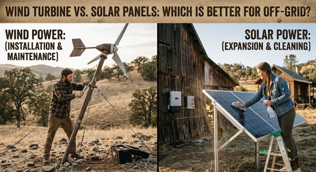 Wind Turbine vs Solar Panels: Which Is Better for Off-Grid?